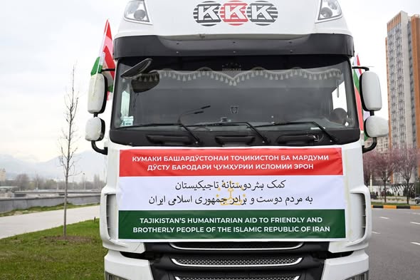 Кумаки башардӯстона ба мардуми Эрон